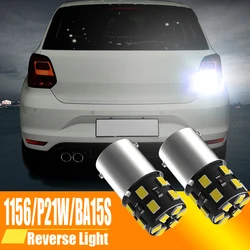2pcs LED Reverse Light Bulb Lamp P21W BA15S Canbus For VW Passat B5 B5.5 B6 Golf mk3 mk4 mk5 mk6 3 4 5 6 Polo 6n 6r 9n Touran