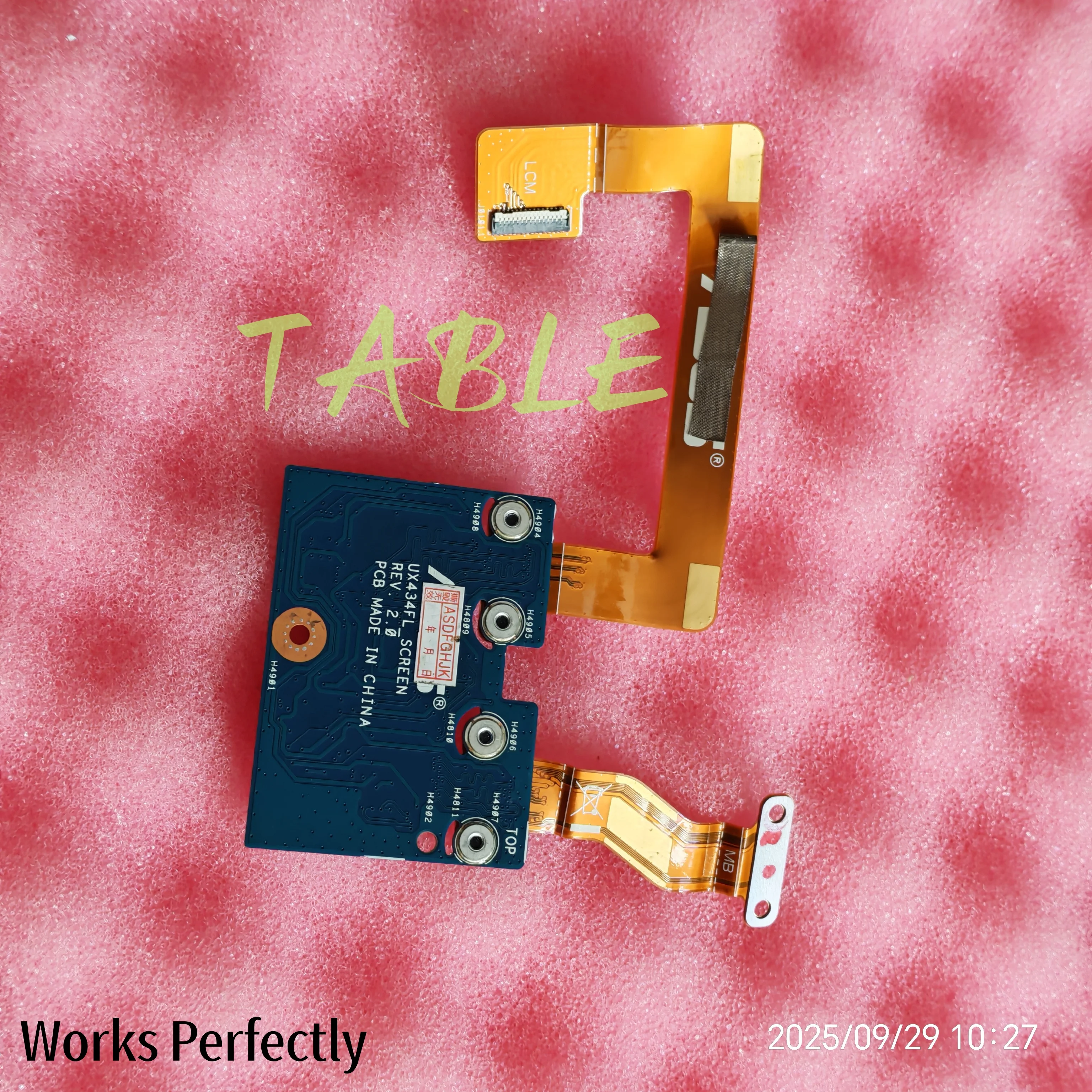 FOR ASUS Zenbook 14 UX434F UX434FL SCREEN Touchpad Trackpad Board and Cable
