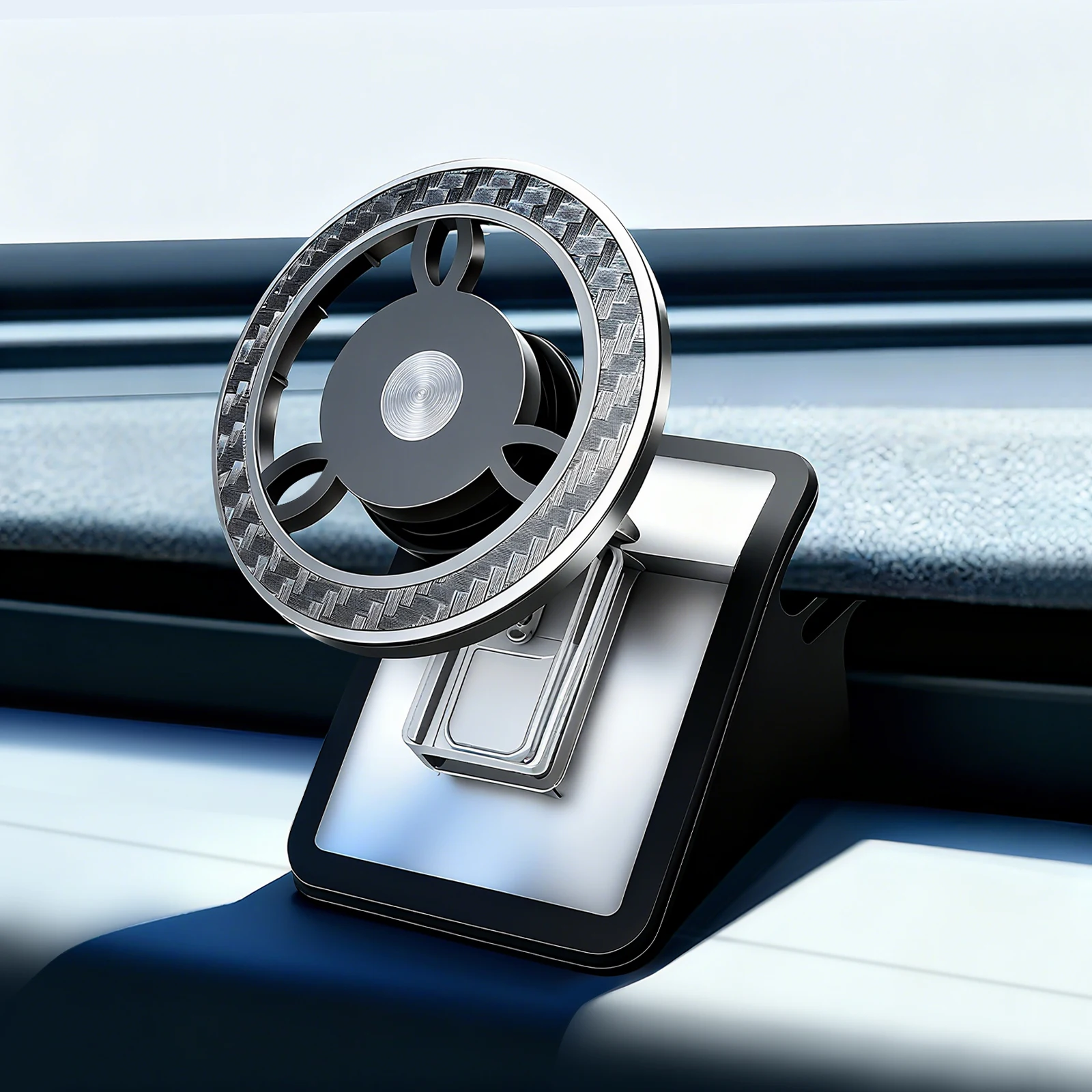 

Magnetic Phone Mount for 2024-2025 Tesla Model 3 Highland & 2025 Model Y Juniper, Dashboard Tesla Phone Holder 360° Adjustable