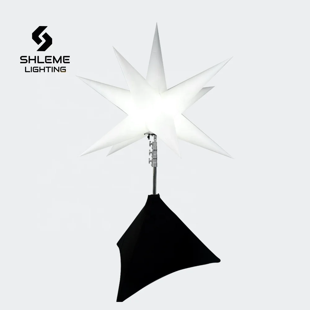 200W LED Inflatable Star RGB CCT Light with Remote & APP Control IP54 360 Beam Angle-Outdoor Event Lighting