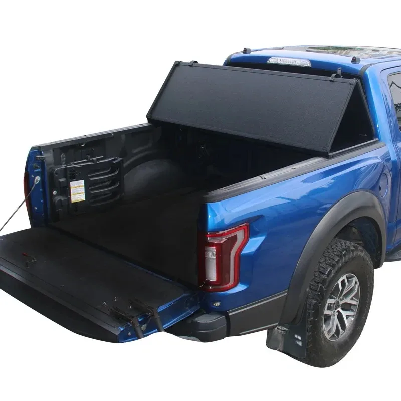 

High Peormance Aluminum Alloy Hard Tri-folding Tonneau Cover for F-150