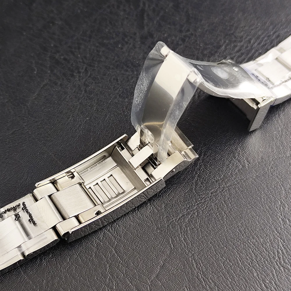 Uhrenteil für Herren 43mm Uhrengehäuse Passend für NH35 NH36 Uhrwerk Uhrenzubehör NH35 Gehäuse Saphirglas 21mm Uhrenarmband – Detail 8