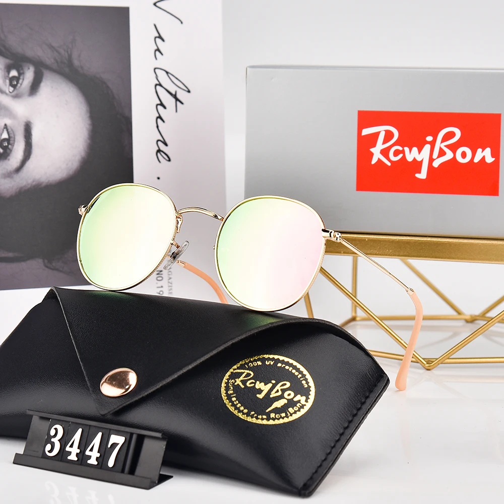 2026 New Small Frame Round Retro Frame Is Suitable For Women's Sunglasses With No Makeup And Small Face UV400