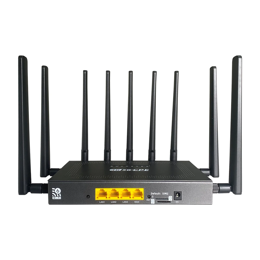 MT7981B Openwrt 21 AX3000 Dual Sim Slot Wifi 6 5G Router