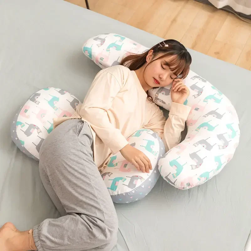 Long Leg Pillow for Waist Protection Side Sleep Belly Support New Pregnant Womens Pillow Can Be Disassembled Washed for Sleeping