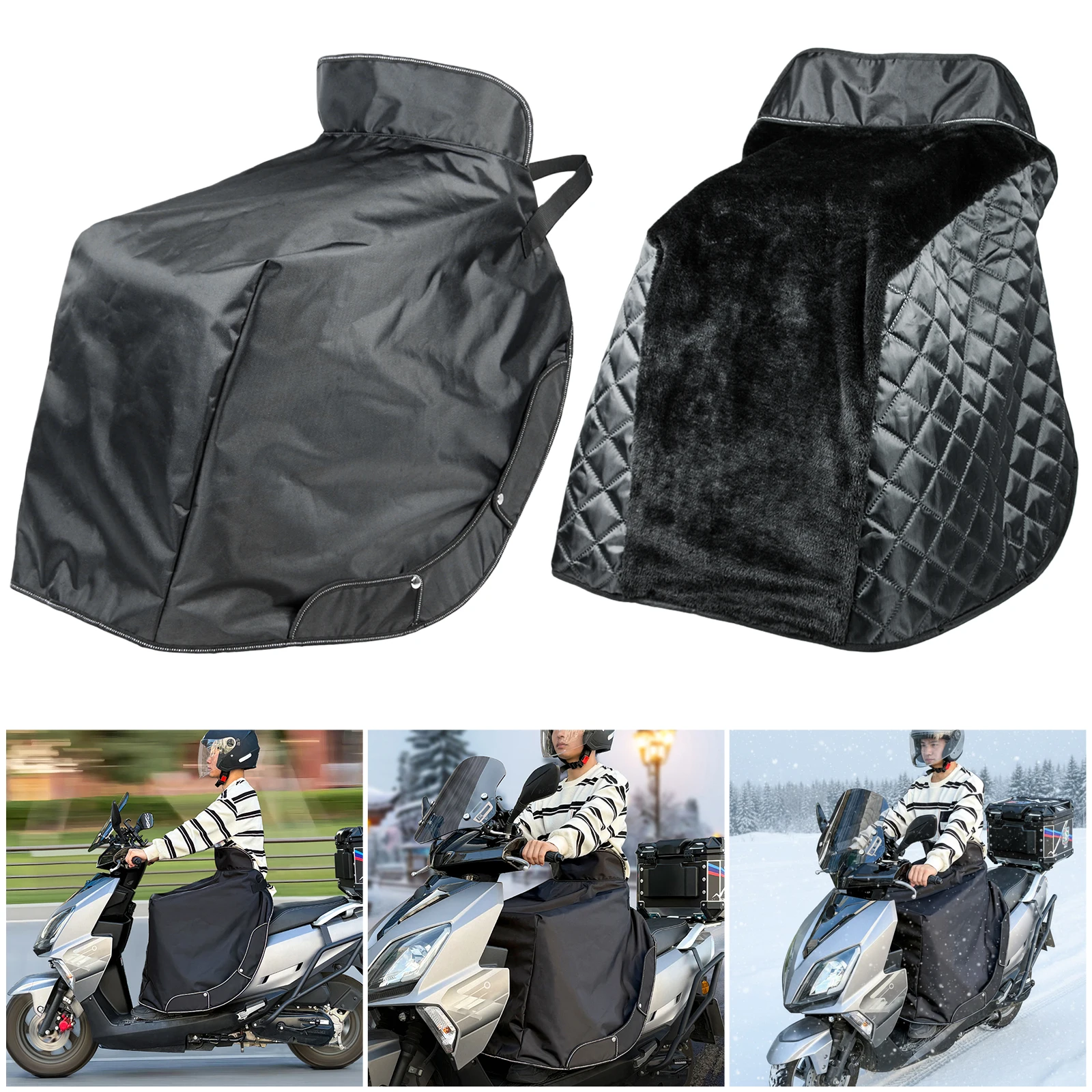 

Universal Warmer Apron Leg Protector Waterproof Legs Blanket Rain Cover Motorcycle Leg Cover for Electric Cars Motorcycle