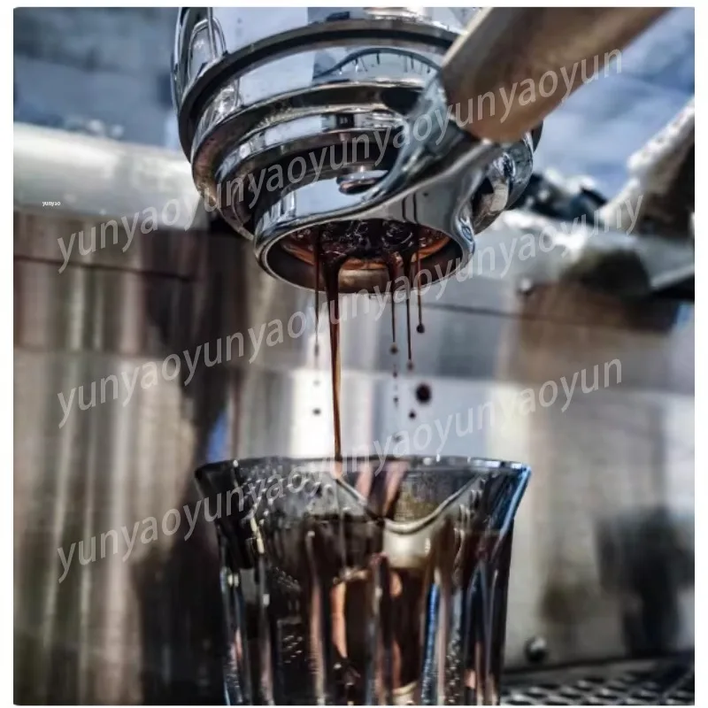 Bottomless Handle for Espresso Extract (Flat E61, 58mm) - Walnut, Fits Hot Mom Machines, Enhances Brewing