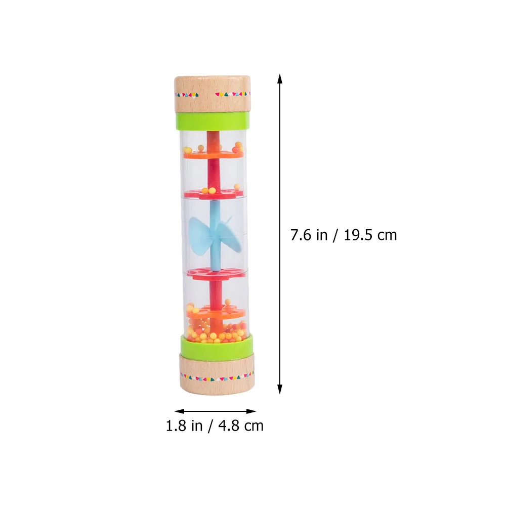 ไม้เสียงหลอด Rain Stick MINI Rainmaker ของเล่นของเล่นเขย่าเครื่องดนตรีนาฬิกาทรายเด็ก