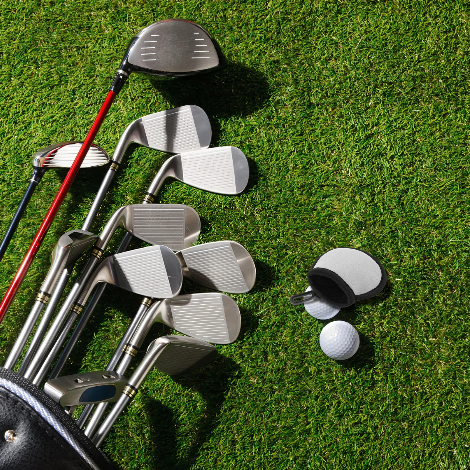 واقي كرة جولف من النيوبرين المقاوم للماء مع بطانة داخلية وحلقة تعليق أداة جولف مدمجة للسفر والممارسة #2