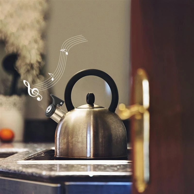 Stainless Steel Kettle Spout Teakettle Whistle Nozzle Whistling Kettle Flute Pipe Water Replace Spout Kitchen Accessory