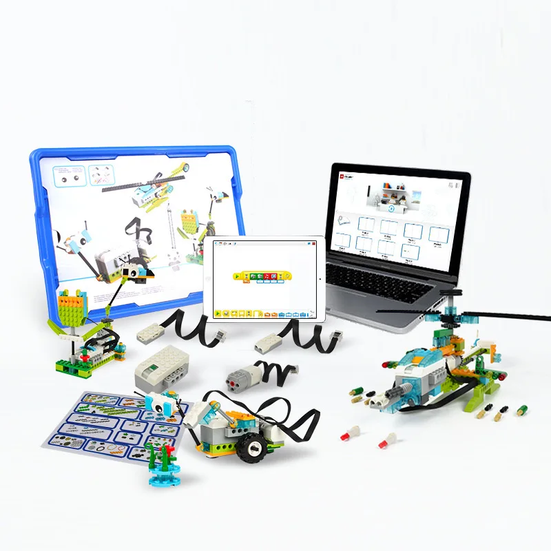 

НОВЫЙ Конструктор WeDo 2.0 для робототехники, строительные блоки, образовательные DIY-игрушки WeDo 2.0
