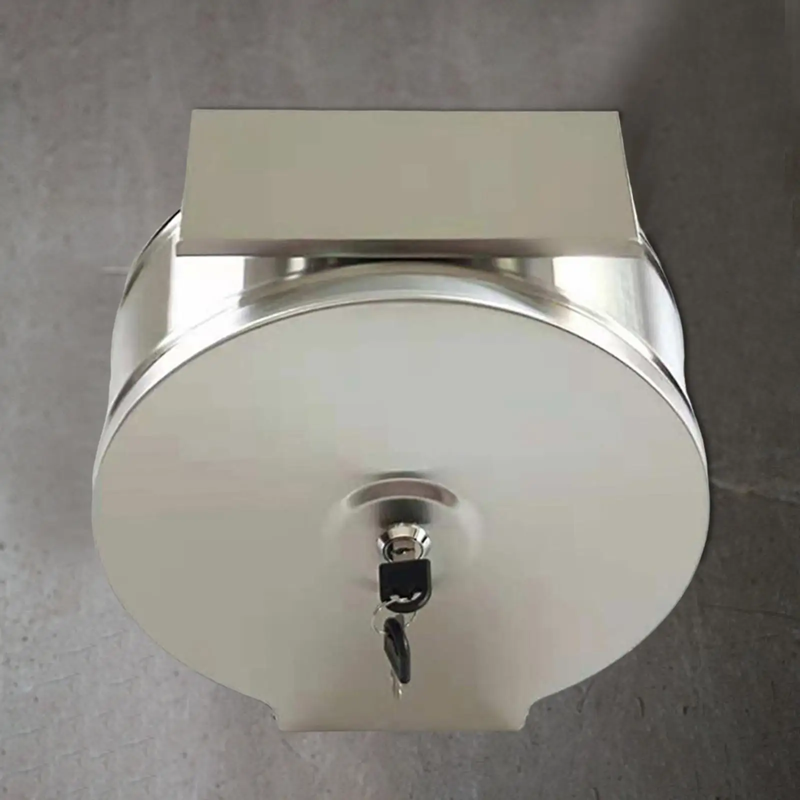 

Commercial Jumbo Wall Toilet Paper Dispenser Stainless Steel Large Capacity Paper Dispenser for Bathrooms Schools Toilets Banks