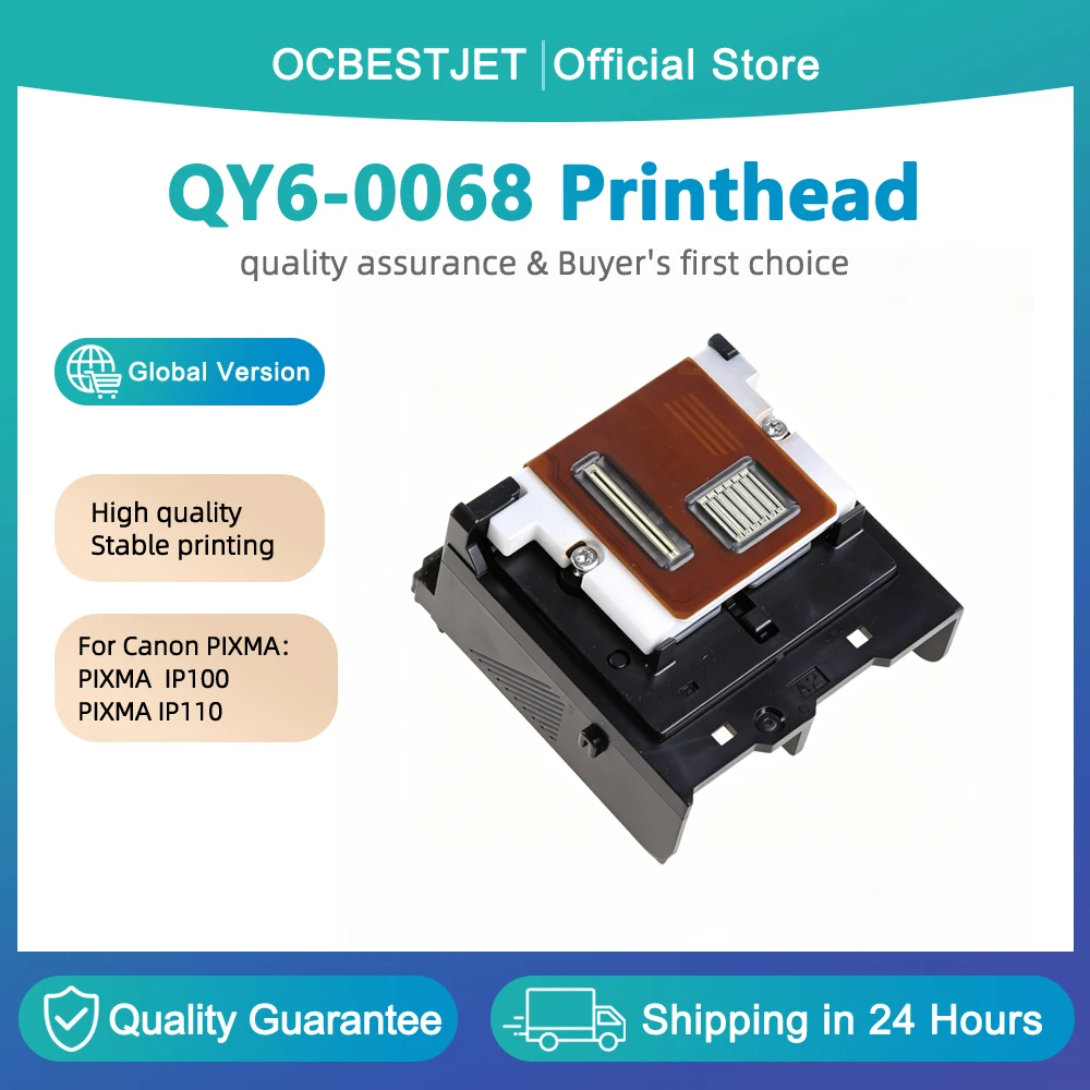 Remanufactured QY6-0068 printhead for Canon QY6-0068 printhead for Canon PIXMA IP100 IP110 TR150 printer