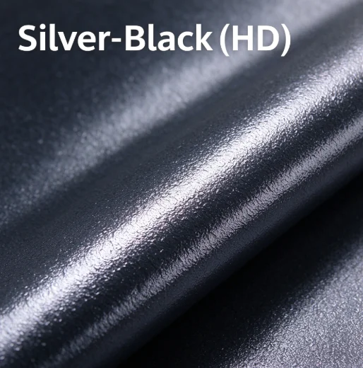 Silver Black HD Privacy Glass Tint Roll PET Material One Way Vision Anti UV Heat Blocking For Residential Office Vehicle Windows