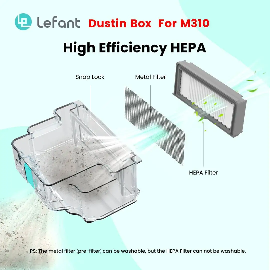 Lefant Dust Box for robot vaccum cleaner M320