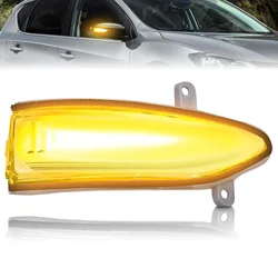 Side Mirror Turn Signal Lamp Side Mirror Light Turn Signal Fit for 2014-2017 Nissan Pulsar LED Turn Signal Light