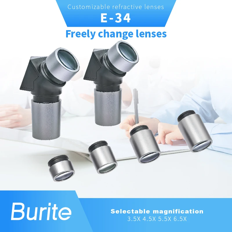 

Лупы Burite Ergo 3.5X 4.5X 5.5X 6.5X: Металлические линзы TTL для хирургических луп, сменные магнитные линзы для DIY-сборки
