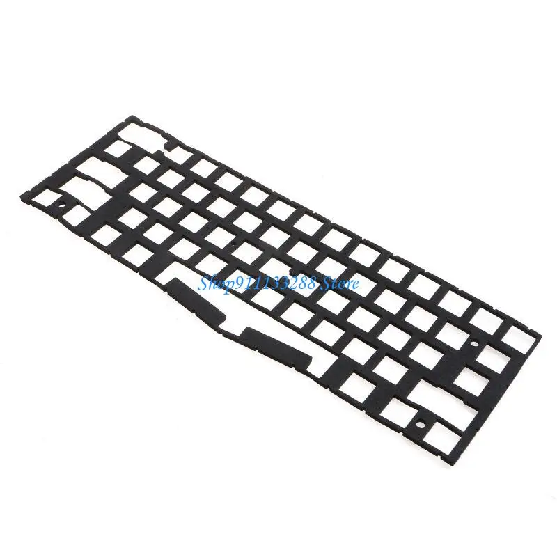 

G88D Sound Deadening Mat Mute Cotton Pad Switch Sound Dampeners Sheet Soft Pads for Mechanical Keyboard 61 Layout 2PCS