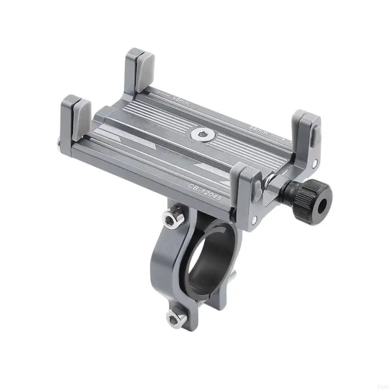 Sturdy Aluminum Motorcycles Phones Bracket Adjustable Angles Simple Installs for Horizontal Or Vertical Screen Positioning