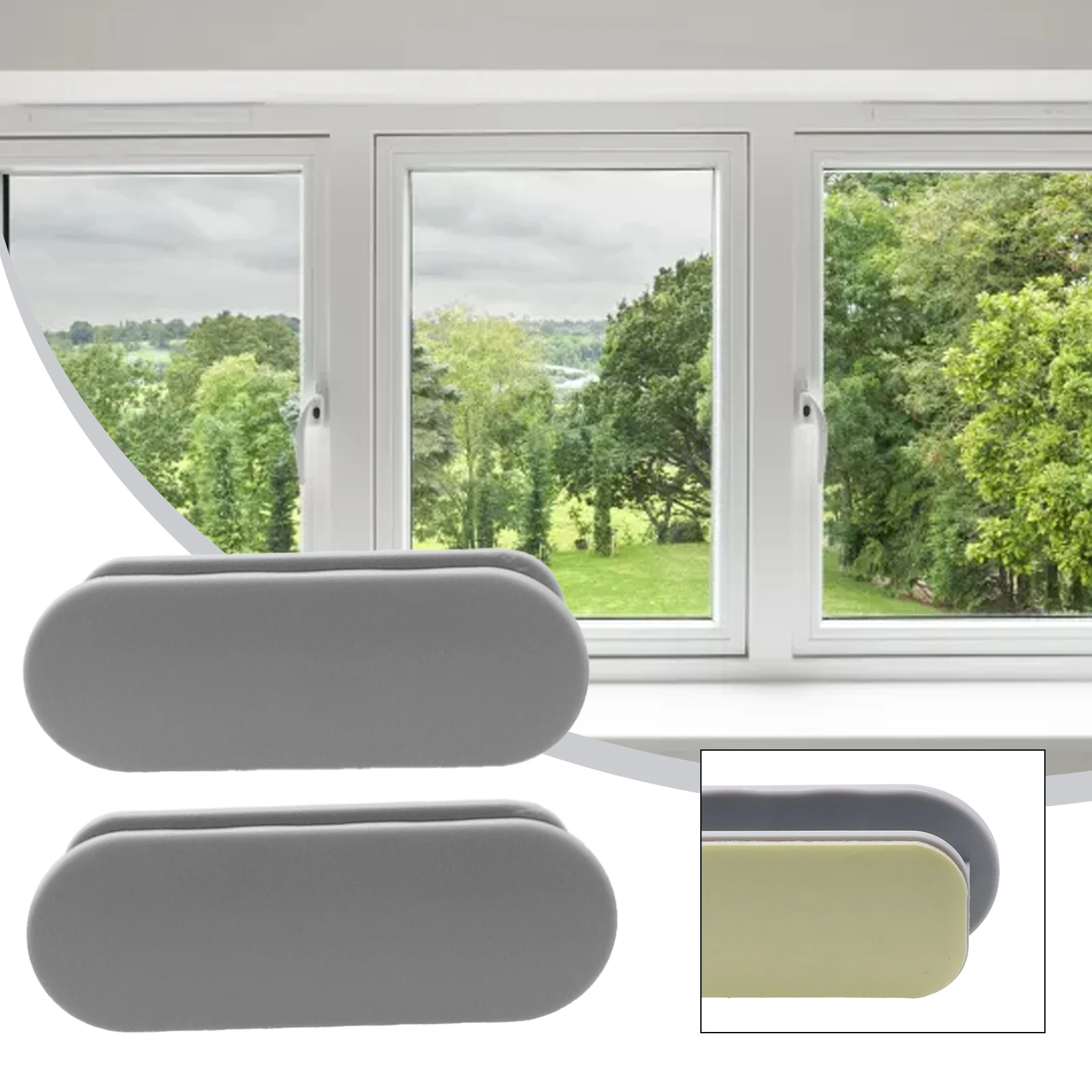 Manija de muebles, perillas autoadhesivas en negro/gris/blanco, tirador de armario para puerta corredera, puerta de armario, cajón, accesorios de vidrio para el hogar