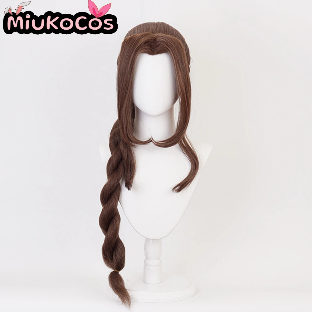 IN STOCK Aerith Gainsborough Cosplay Wig MiukoCosplay Game Final Fantasy VII Cosplay