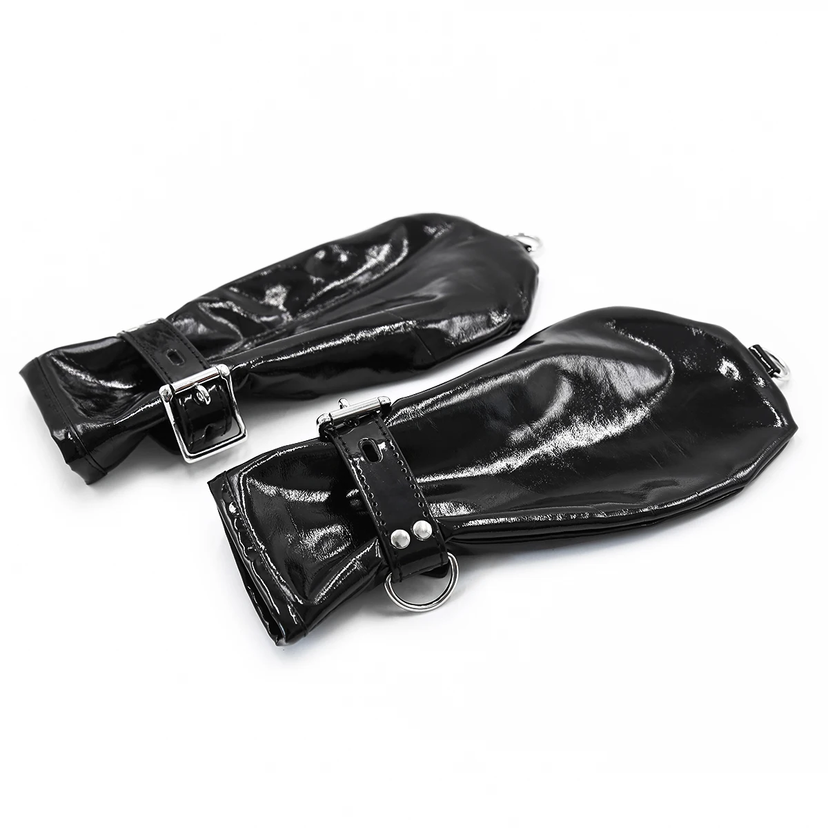 Thierry Patent Leather Mittens Bdsm Bondage Restraint Handcuffs Dog Paw Gloves Couple Flirting Sex toys Puppy Play Adult games