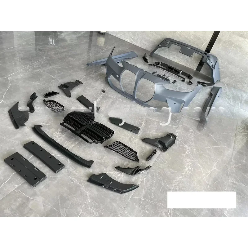 Hot Sale Car Front Rear Bumper Front Sp Rear Riffuser Grille Side Skirt M4 Body Kit G22 3