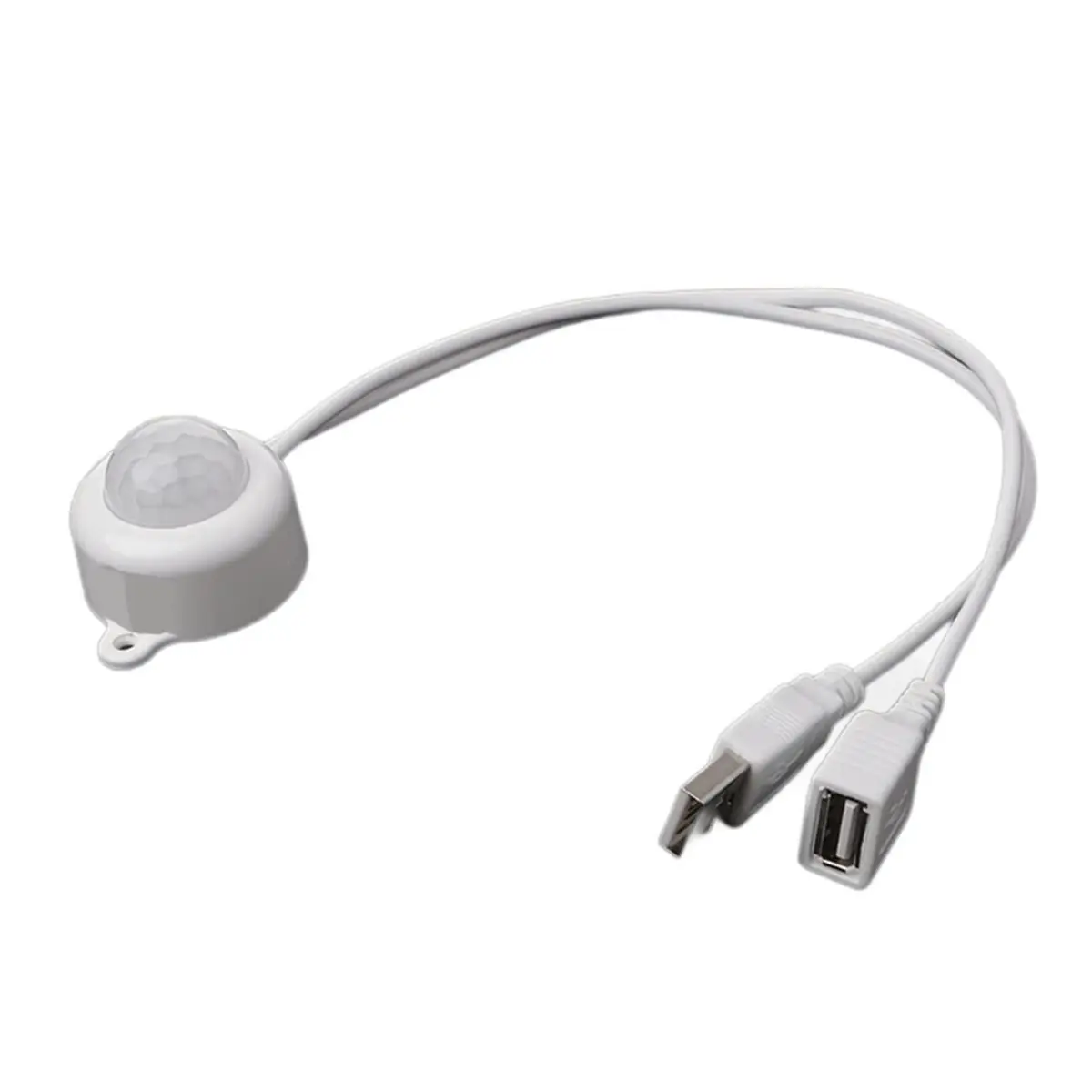 AA80 PIR Body Infrared USB Motion Sensor Switch 5V - 24V 5A Photosensitive Sensor Detector for Single Color RGB LED Strip W
