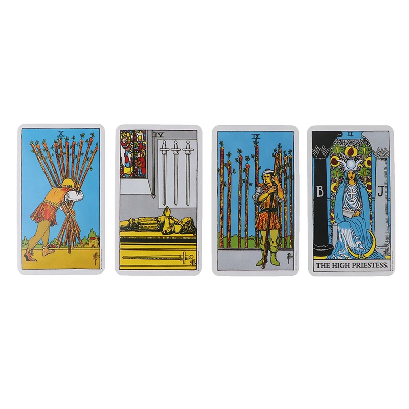 78 Stks/doos Volledige Engels Radiant Rider Wachten Tarot Kaarten Factory Made Hoge Kwaliteit Smith Tarot Dek Board Game Kaarten