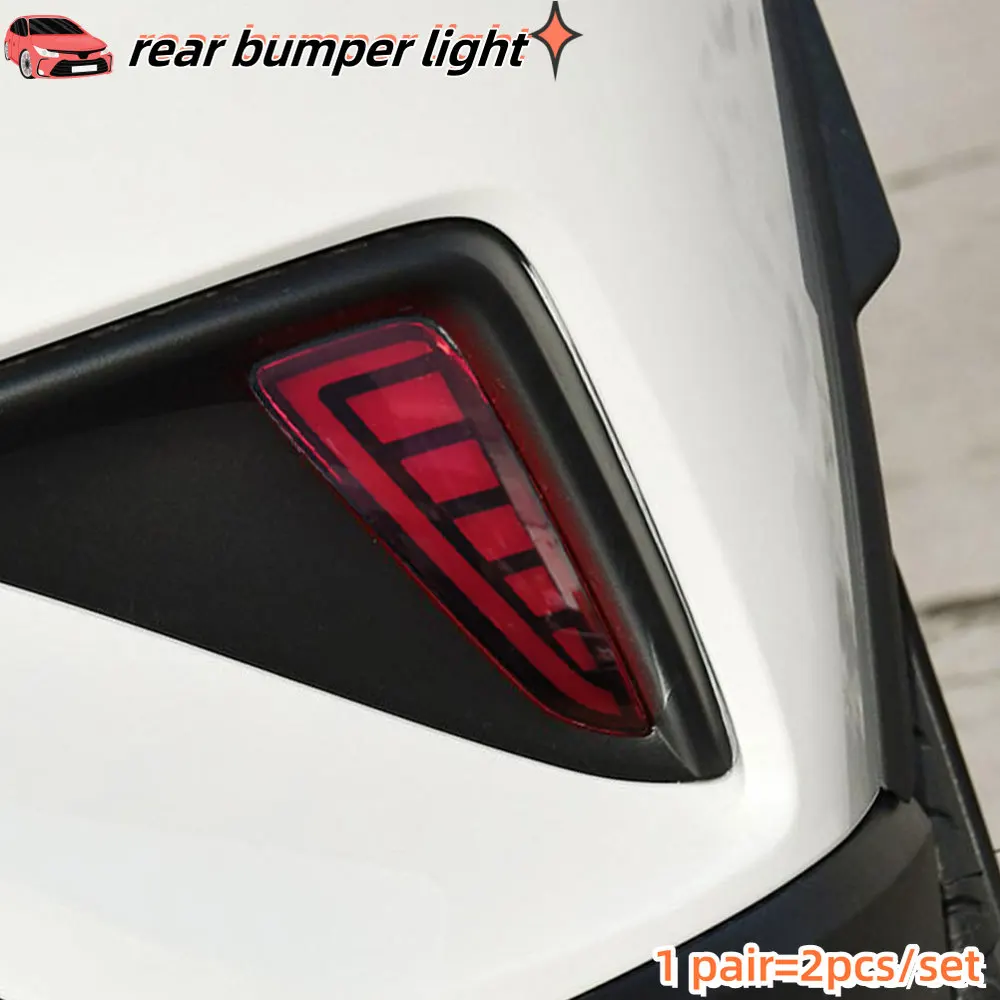 Car Rear Bumper Lights For Toyota C-HR CHR 2016 2017 2018 2019 LED Headlight Tail Lamp Fog Lamp 1 Set