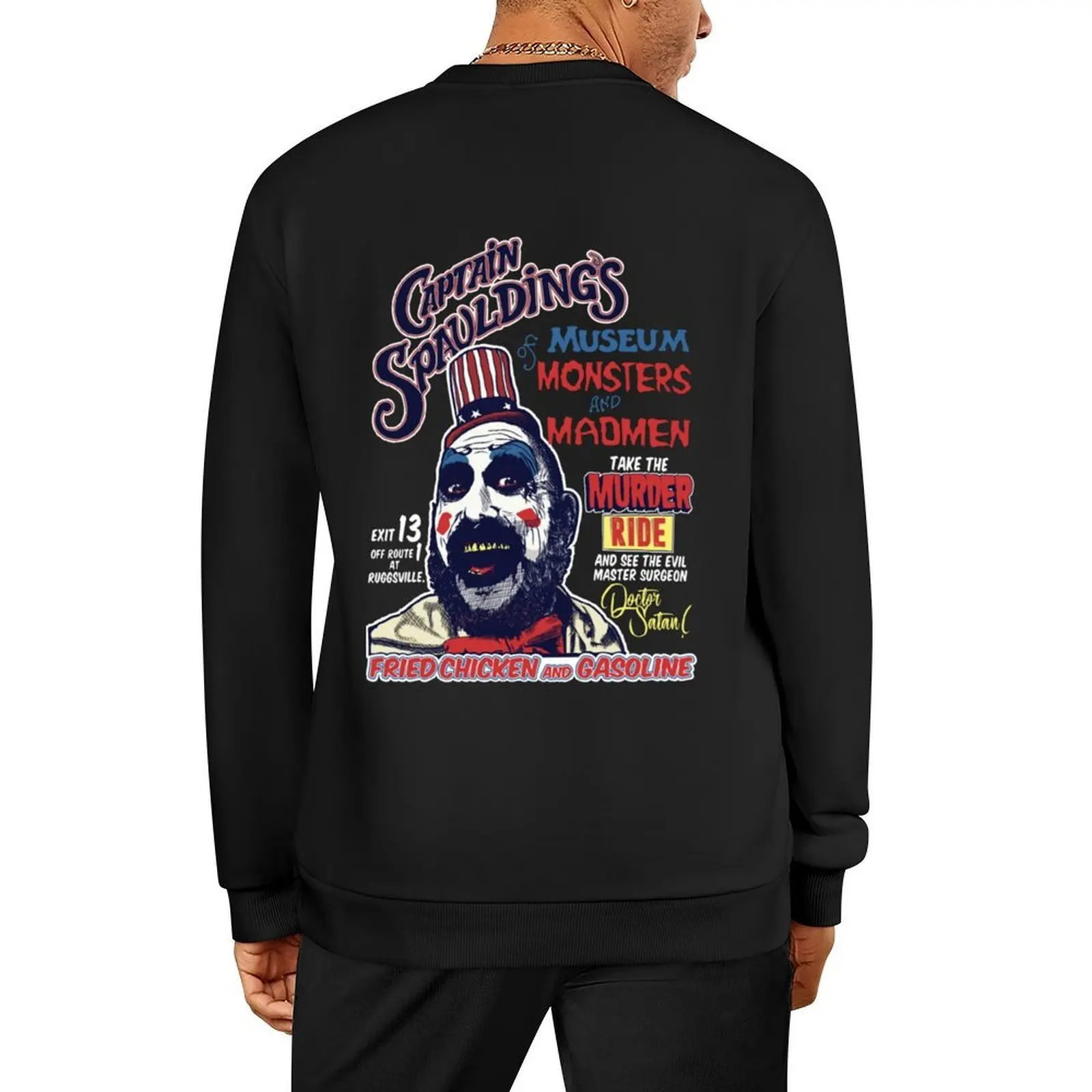 

Captain Spaulding&x27;s Pullover autumn clothes autumn jacket men mens clothes men's sweat-shirt set new hoodies and sweatshirts