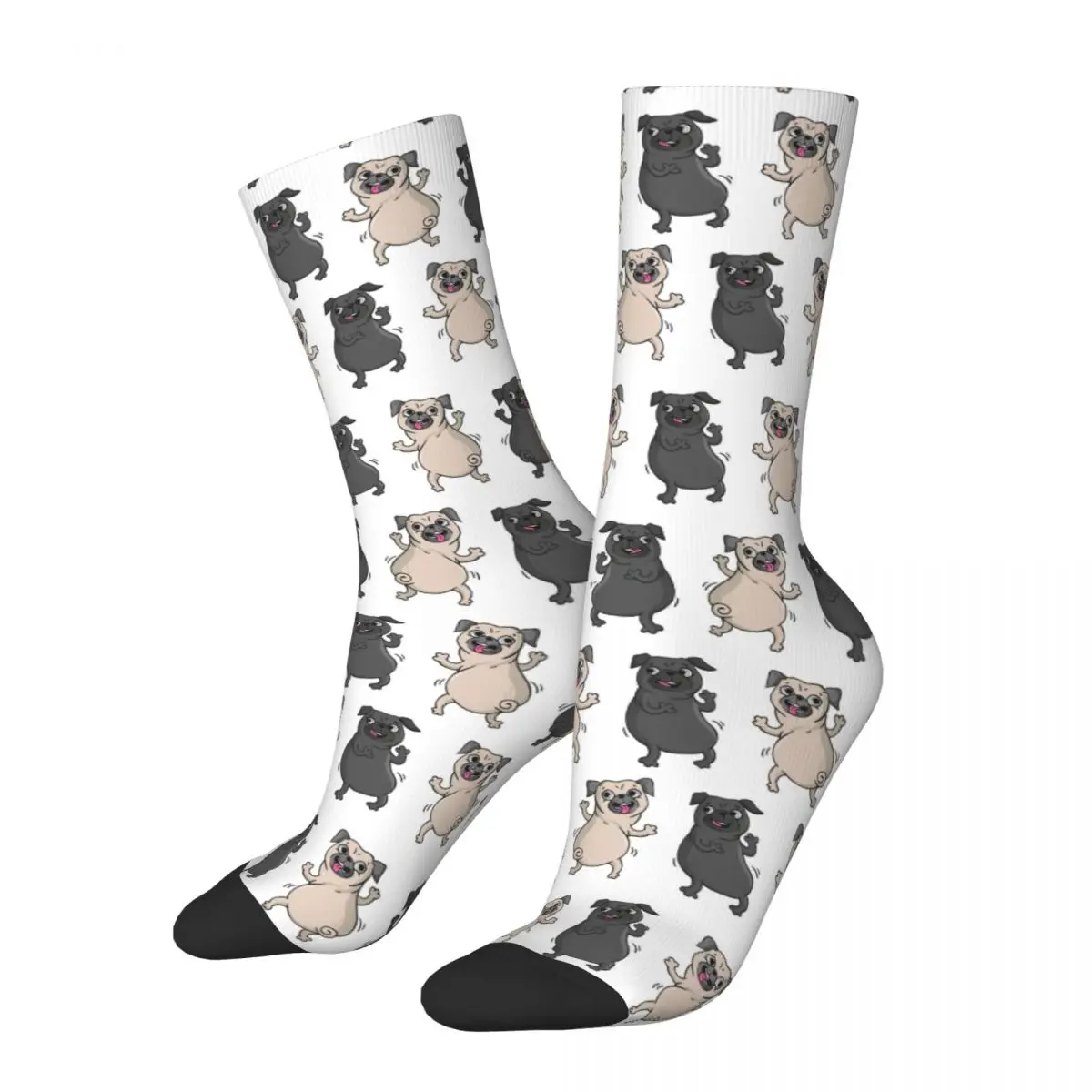 Is Nifty And Lovely Crazy Men's Socks Unisex Dog Gentle And Quiet Be Clever And Sensible Harajuku Seamless Printed Crew Sock