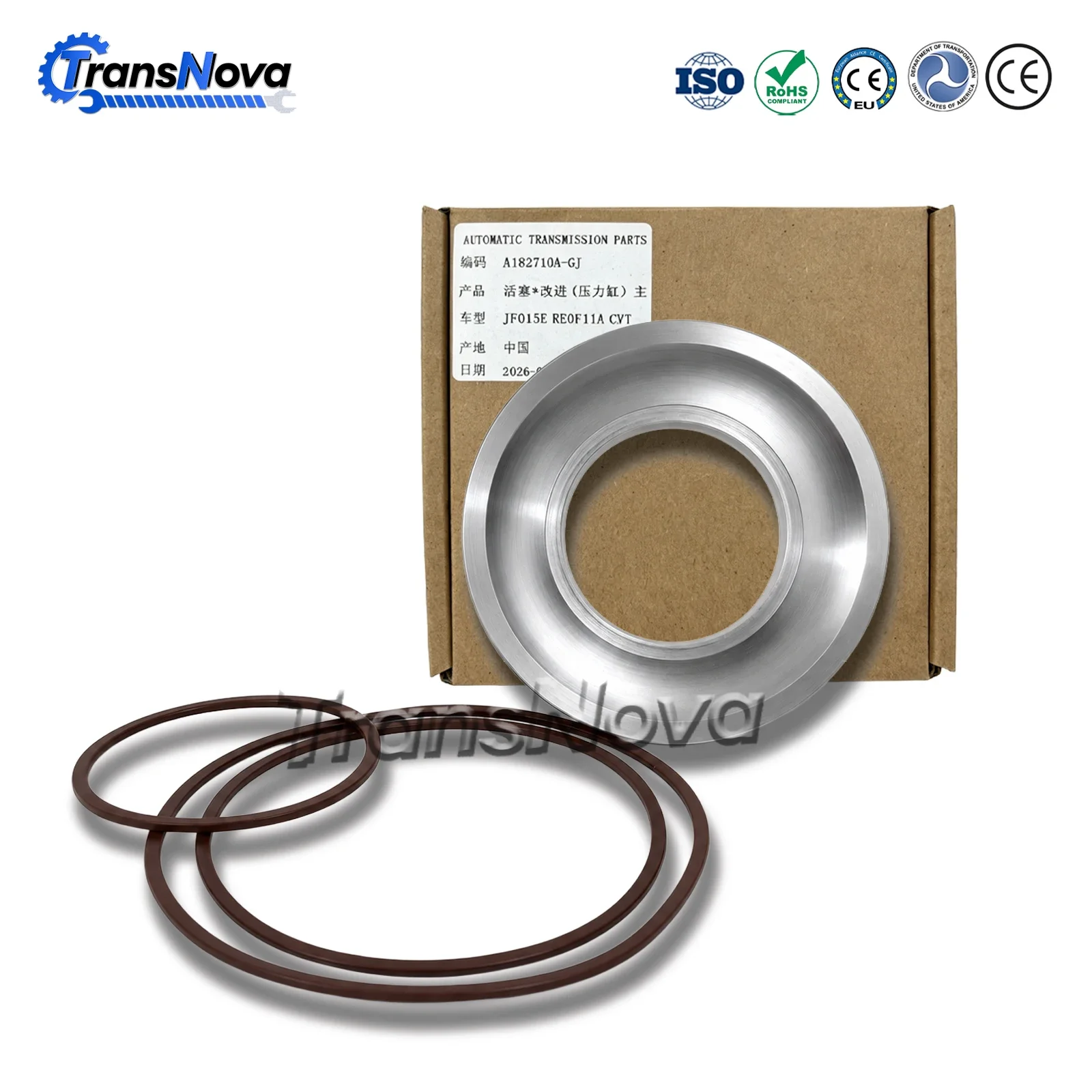 TransNova CVT Transmission Pulley Piston Seal Oil Ring Repair Kit JF015E RE0F11A JF015 Rebuild Kit for Nissan SUZUKI Mitsubishi