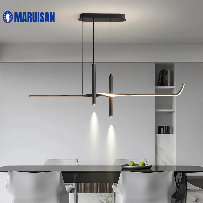 Modern LED Pendant Light Minimalist Hanging Lamp For Dinning Room Kitchen Study Room Bar Restaurant Home Decor LED Pendant Lamp