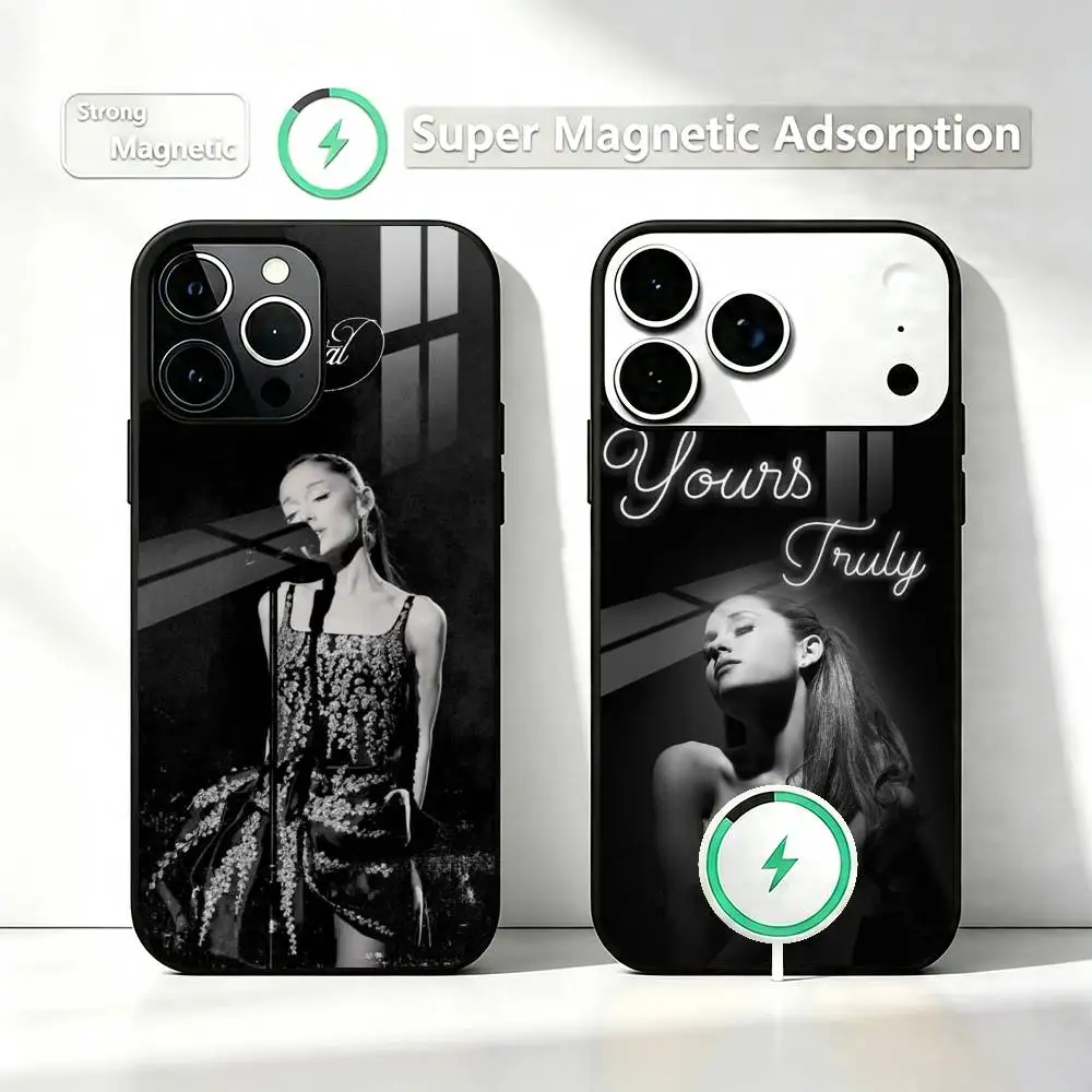 Hot Singer Ariana Grande Gift  Phone Case For iPhone17,16,15,14,13,12,11 Plus,Pro Allows magnetic wireless charging