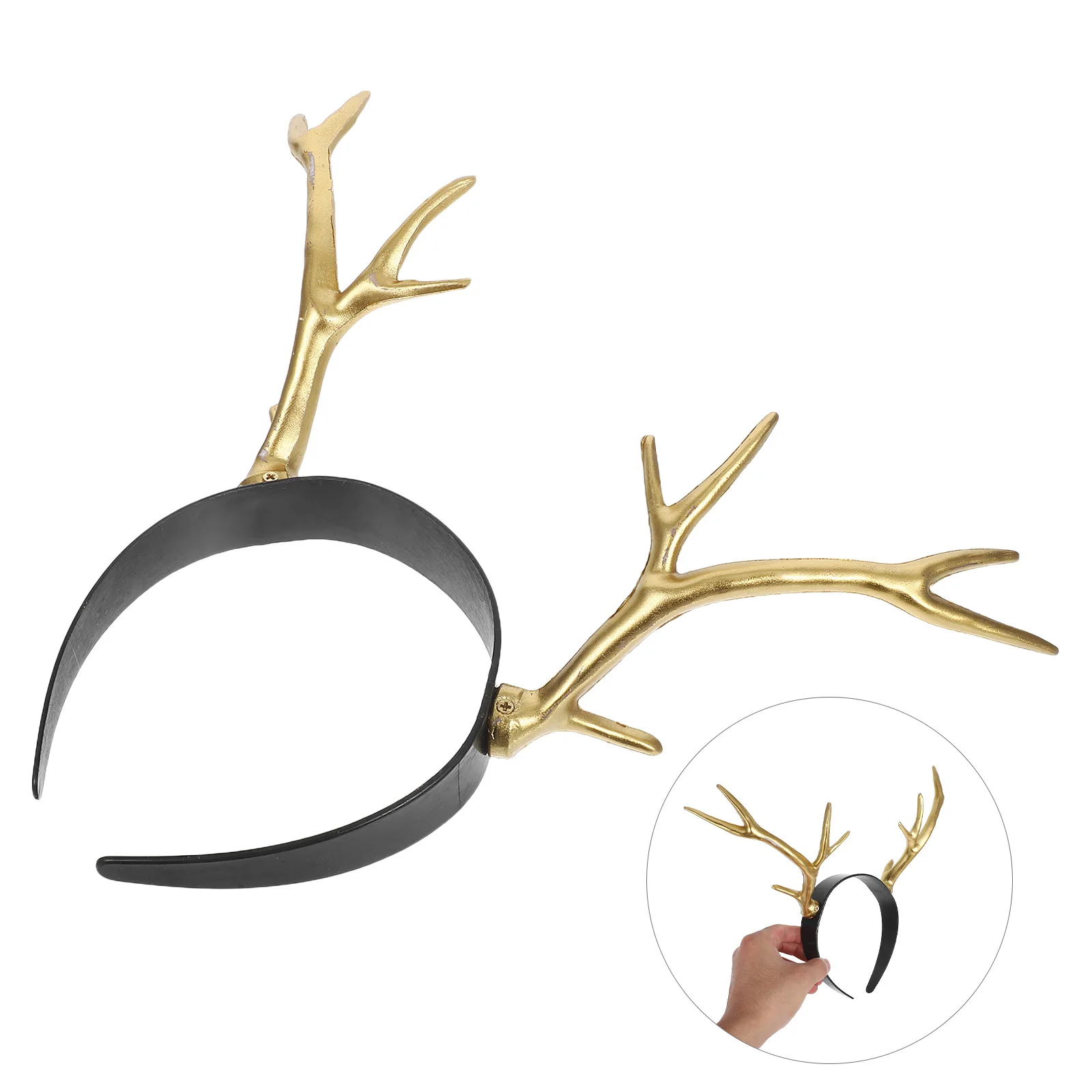 

Headband Halloween Cosplay Party Hair Hoop Performance Headdress Decorative Horn Accessory For Women Funny