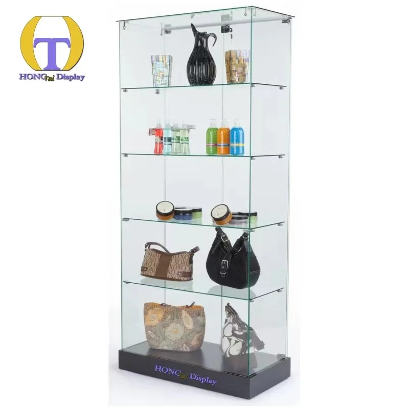 ตู้โชว์กระจกอลูมิเนียมบานเลื่อนดีไซน์ใหม่หรูหราทันสมัยสำหรับร้านขายอุปกรณ์สูบบุหรี่