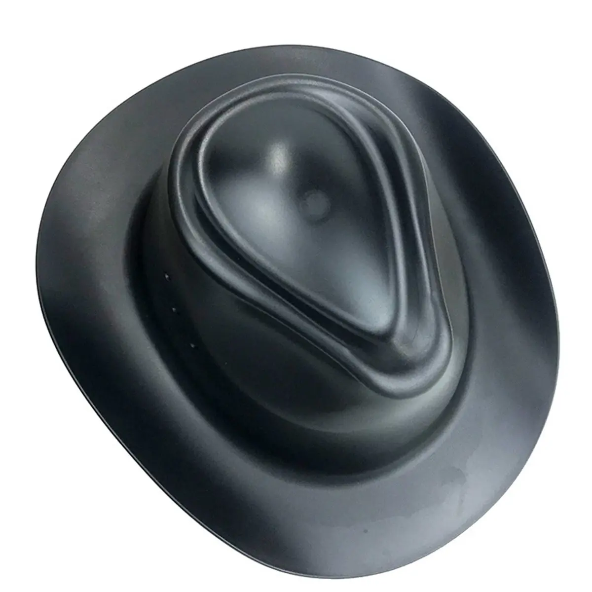 [TOP SALE] Cowboy Safety Helmet with Vent Hole HDPE Full Brim Hard Hat for Outdoor Construction Railway Rescue Work Cap B
