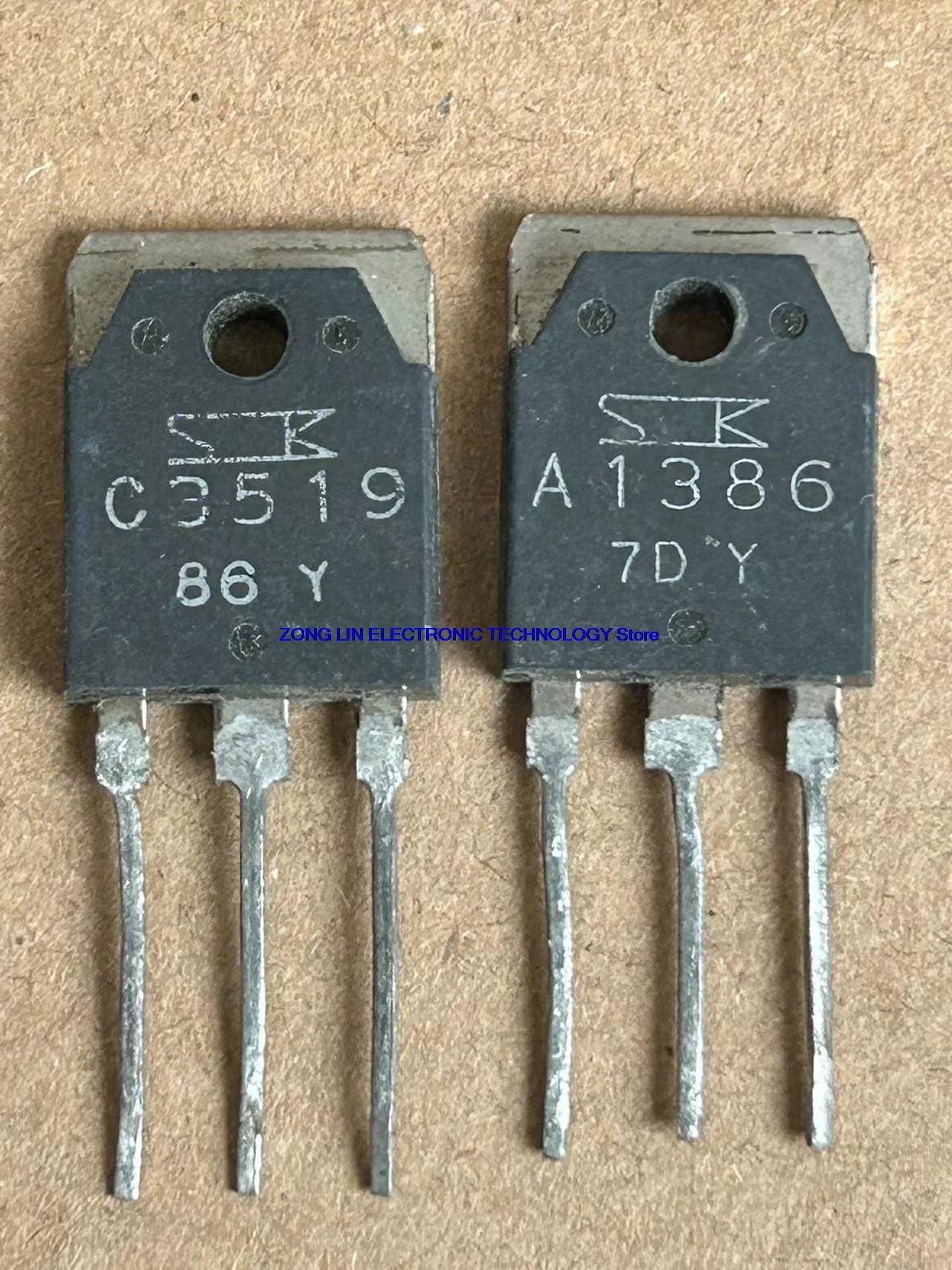 Original imported A1386A C3519A 2SA1386 2SC3519 power tube quality assurance        10PAIR -1lot