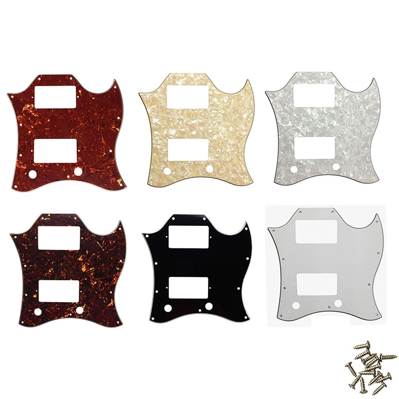 Fei Man - Pickguard For Guitar, Standard SG, Full Face Scratch Plate, Route PAF, Humbuckers, Best Protection For Guitarra