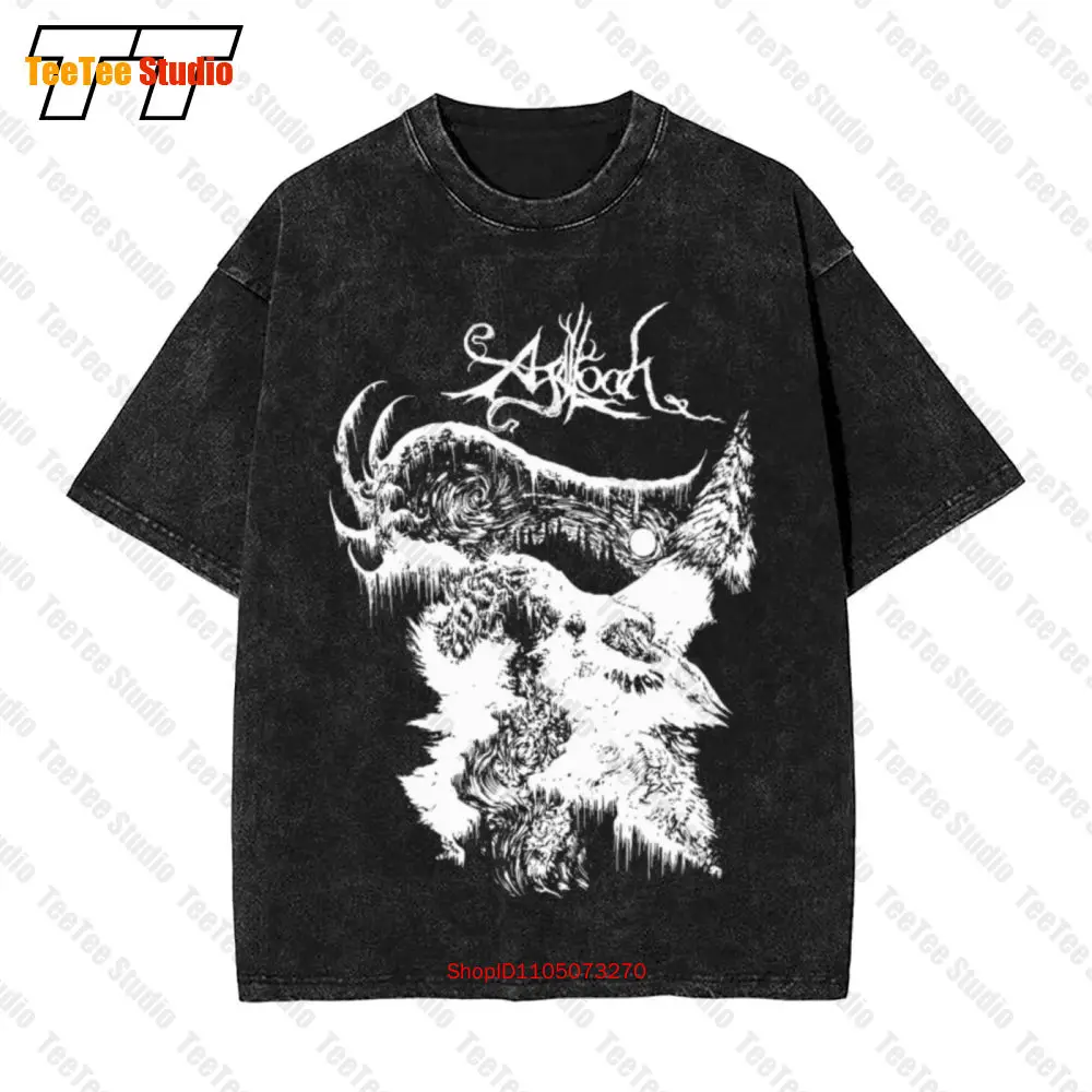 Agalloch Band Logo Vintage Oversized T-Shirt 9GHZ