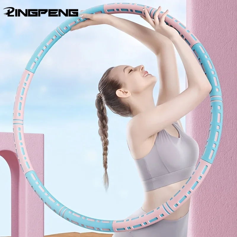 Fitness yoga loop perda de peso círculo ponderado aro cintura exercício emagrecimento esporte aro massagem musculação ginásio forma cintura fina