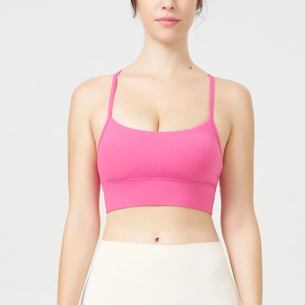 

Beautiful Back Y Shape Sports Bra Shockproof Slim Women's Sportswear Underwear Breathable Moisture-Wicking Yoga Underwear Gym