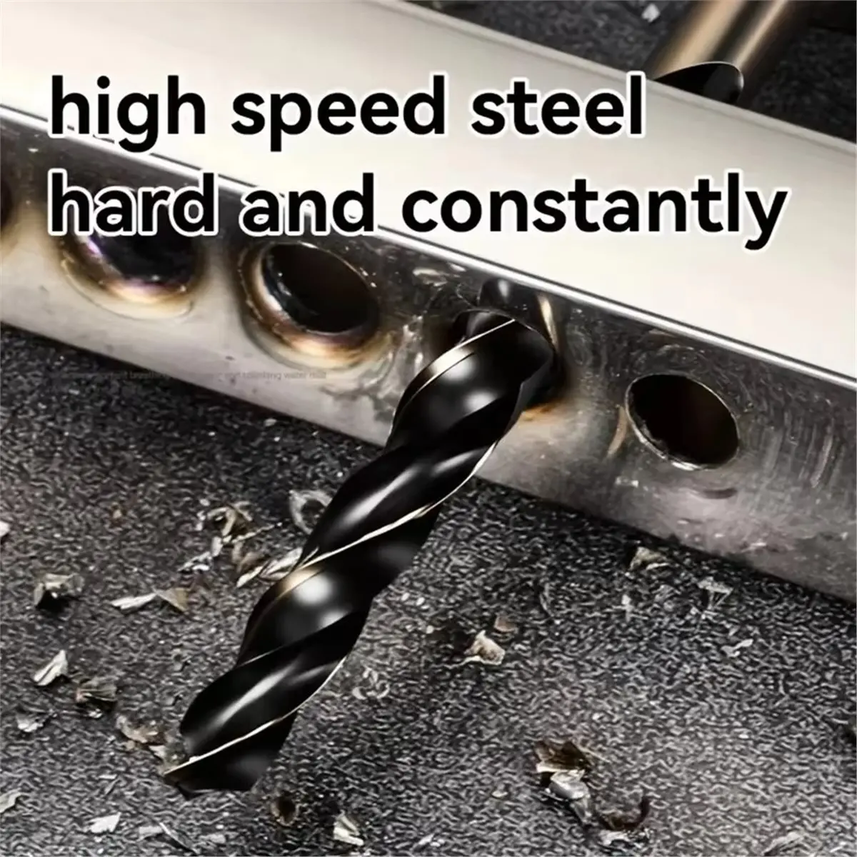 Winter Essential 15PCS HSS Twist Drill Bit Set 1.5mm to 6.5mm Drill Bits for Wood Metal Drilling Power Tool Accessories
