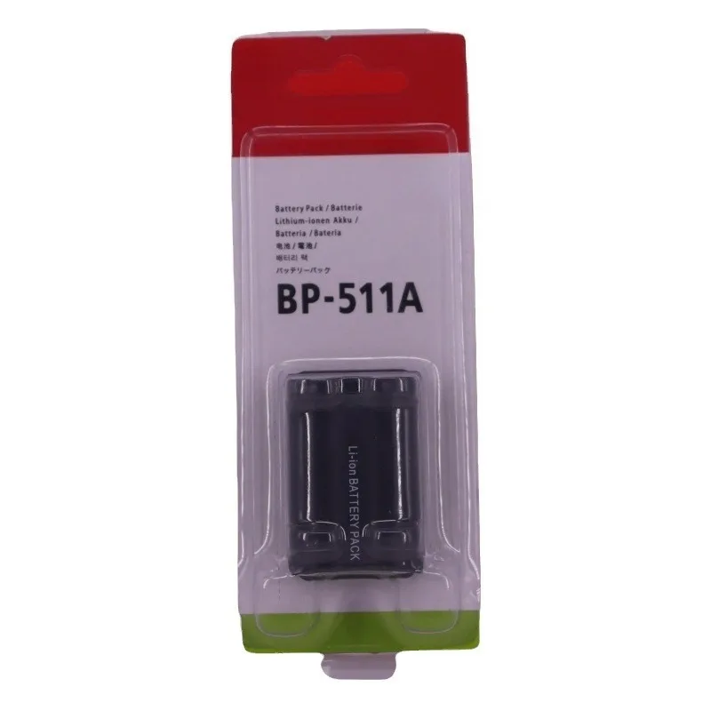 W pełni odtworzony akumulator zamienny BP-511A 1390mAh do Canon EOS 5D 50D 40D 30D 20D 1D Mark II 1Ds Mark II DV XL2 XL1s