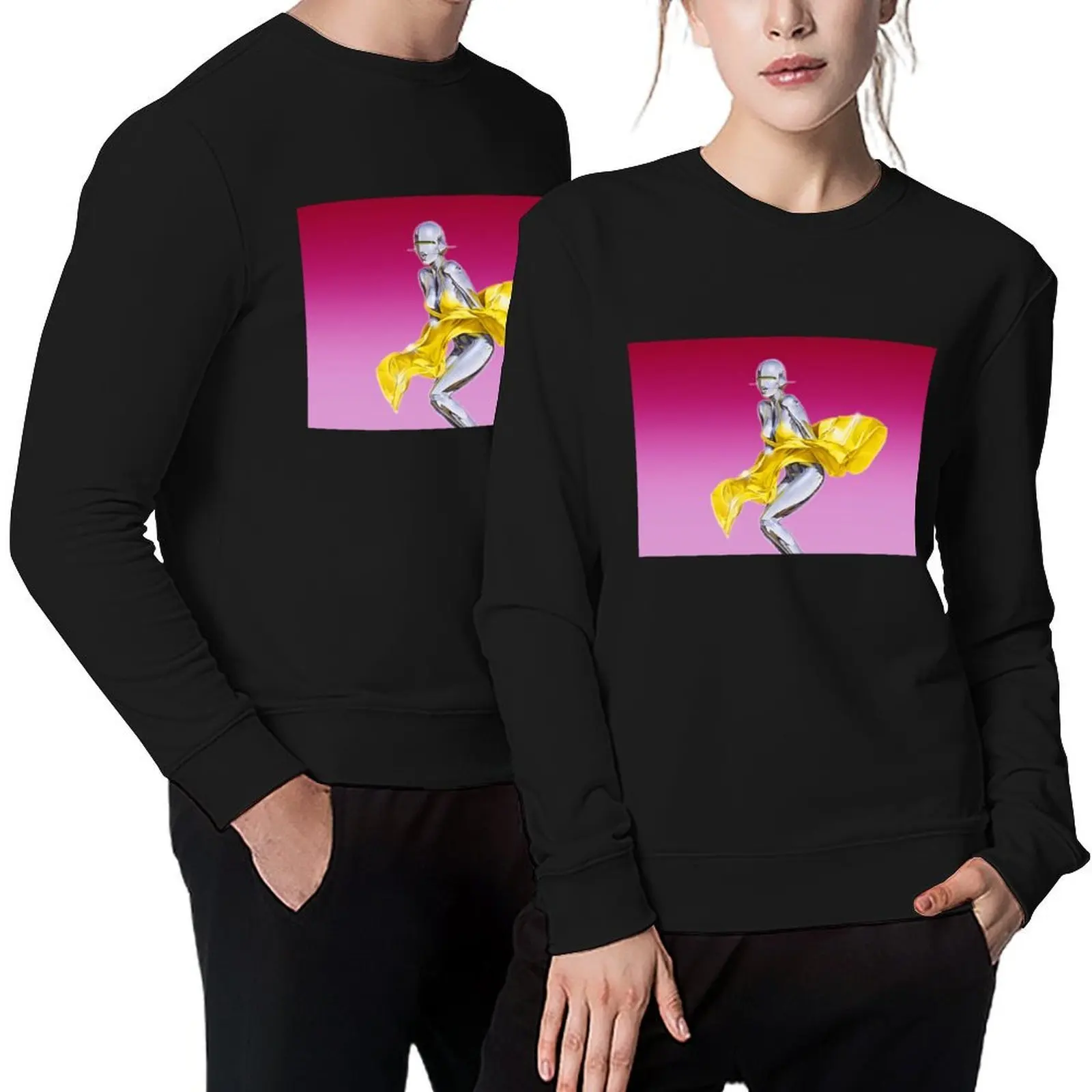 

Hajime Sorayama - Sexy Robot Pullover mens designer clothes tracksuits men's clothes male clothes aesthetic sweatshirts