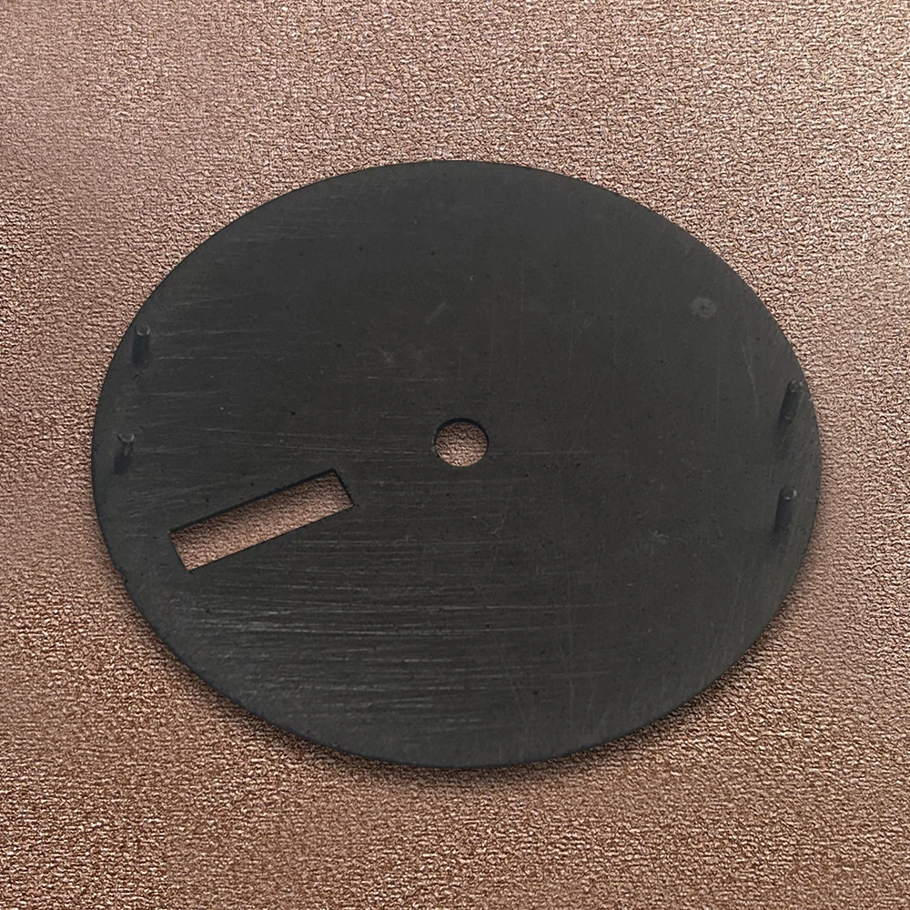 28.5mm S5 Logo Dial Suitable For NH36/4R36 Janpan Movement Green Luminous Black Matte Watch Dial Watch Modification Accessories