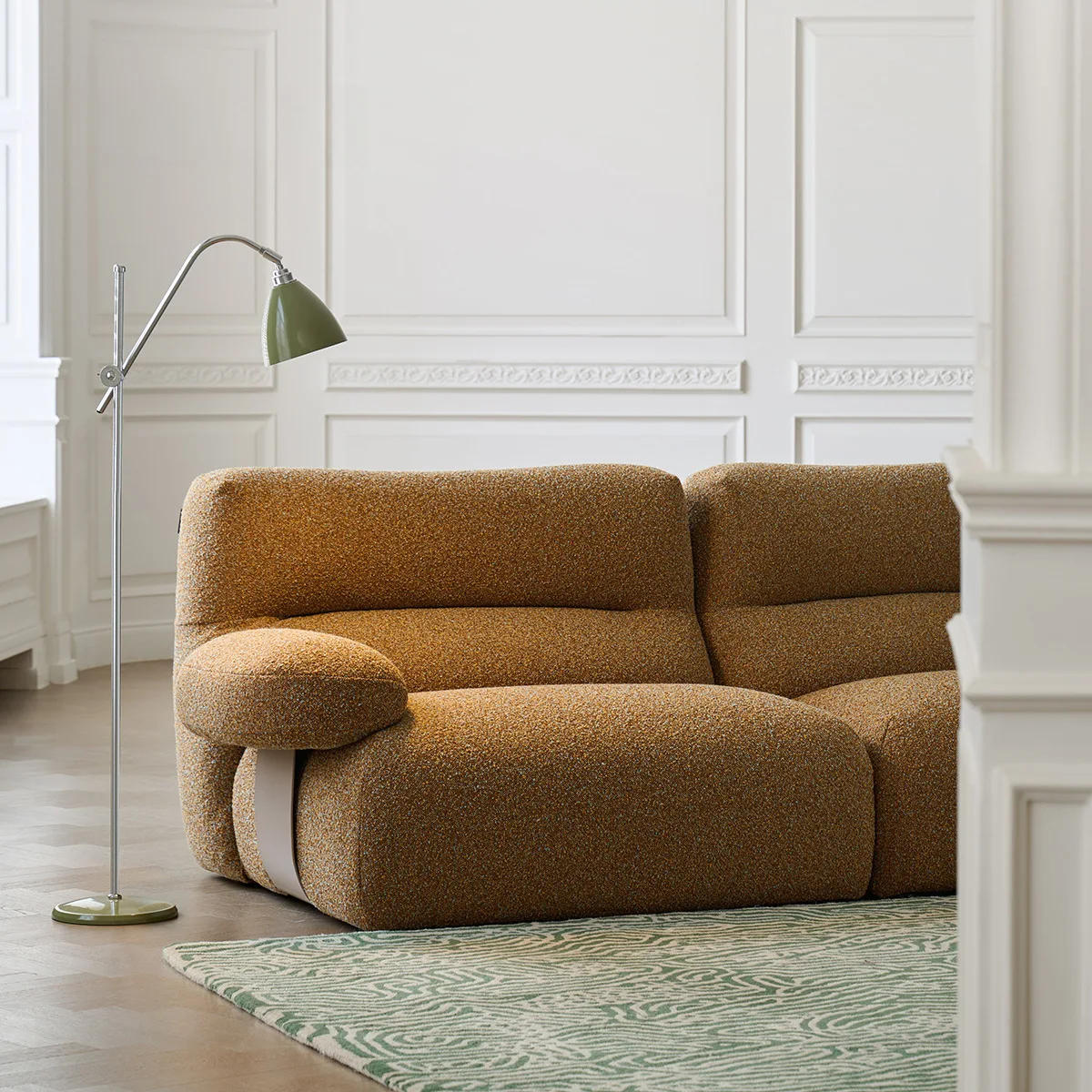Hug bear sofa, candy-colored dopamine style, modern minimalist fully dismantled and washed creative fabric sofa