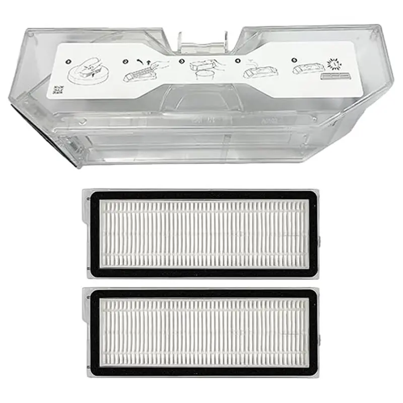 KEOL-Dust Bin Box Compatible With For Roborock QV 35S/QV 35A/Qrevo S/Qrevo Pro/Qrevo Plus Collection Box, Dust Storge Box