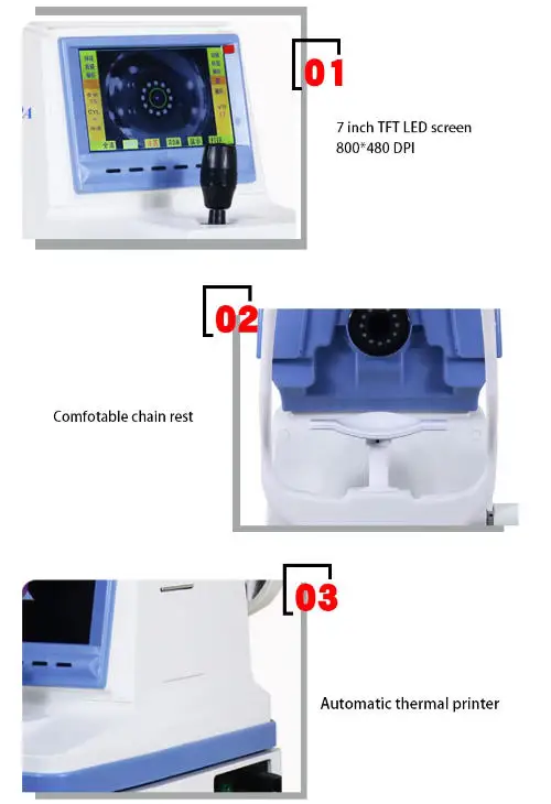 Oogheelkundige Instrument Goede Auto Refractometer Prijs Met Keratometer Digitale Autorefractometer Machine Auto Ref/keratometer